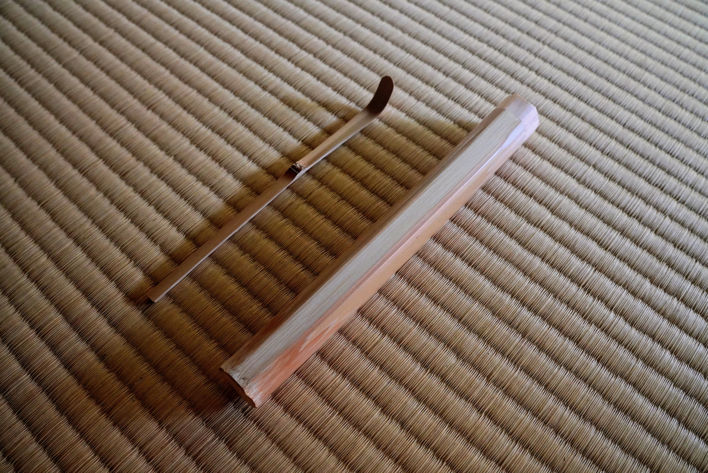 茶杓筒「中」白竹