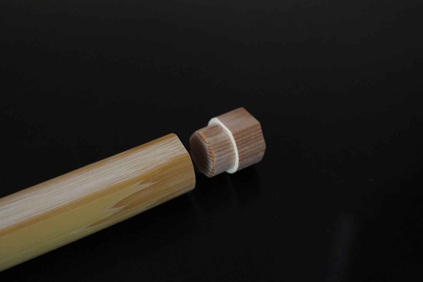 茶杓筒「中」白竹