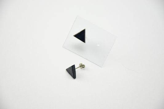節ピアス 三角 朱漆・黒漆