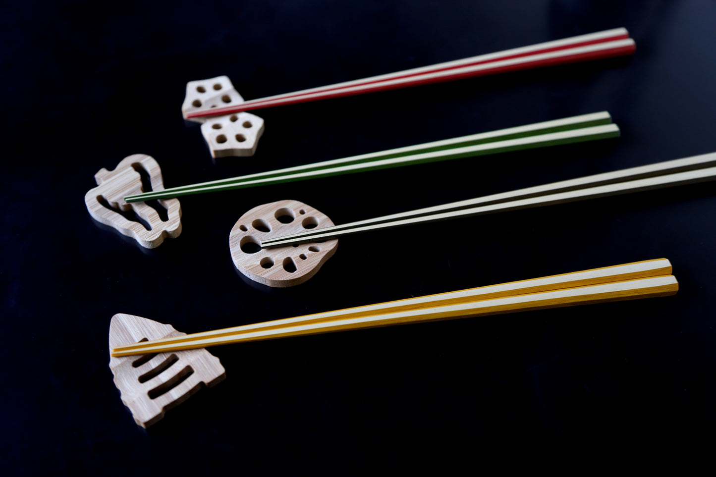 野菜箸置き オクラ・タケノコ・カボチャ・ピーマン・レンコン