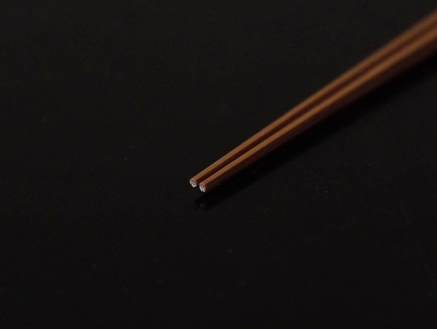 【数量限定・アウトレット】極細箸 燻し煤竹 5膳セット