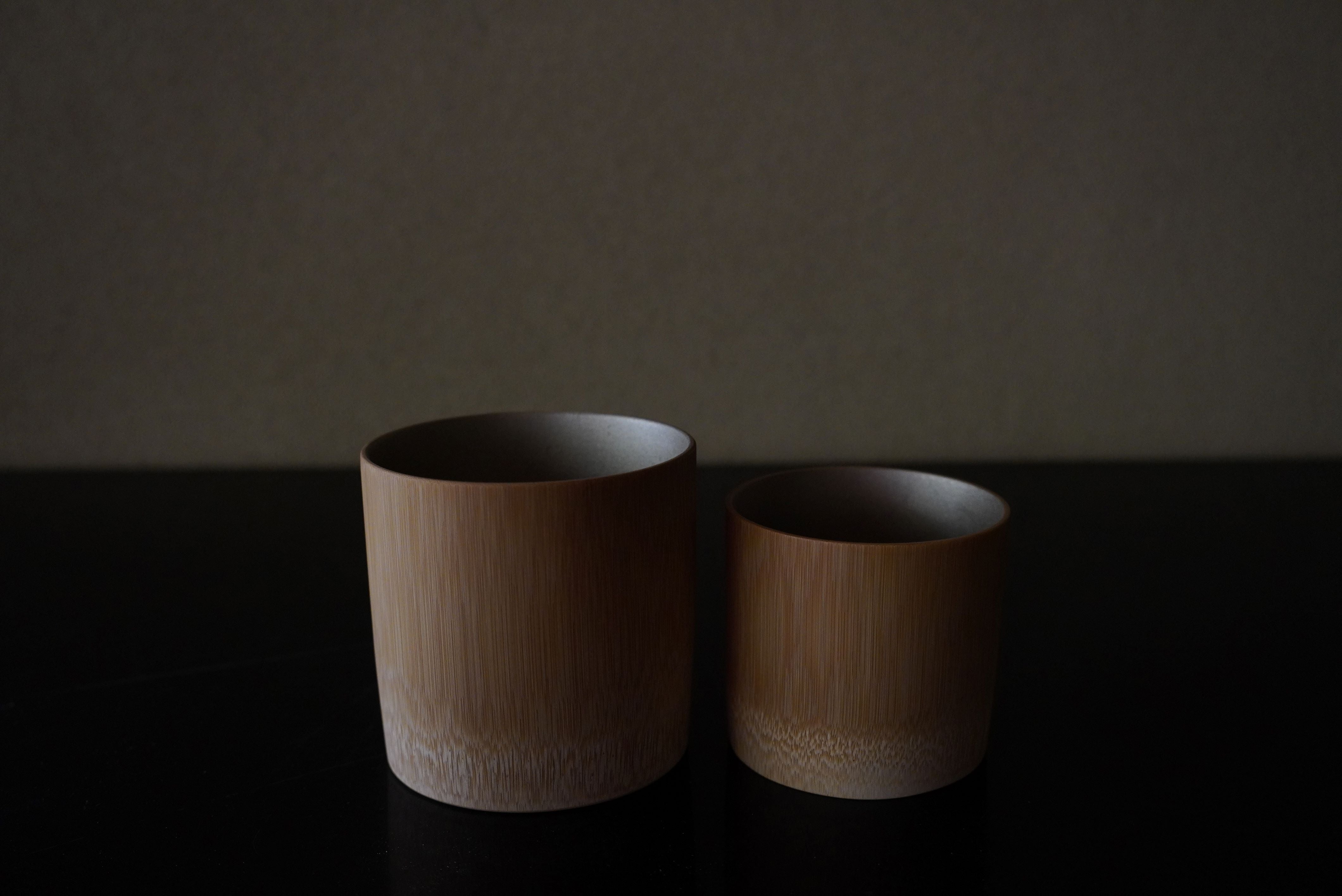 蒔絵高杯 ぐい呑み・杯酒器-【手描き蒔絵・磨き蒔絵】緑トクサ 高杯（A）［1客