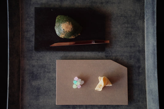 一閑張　銘々皿　白・黒