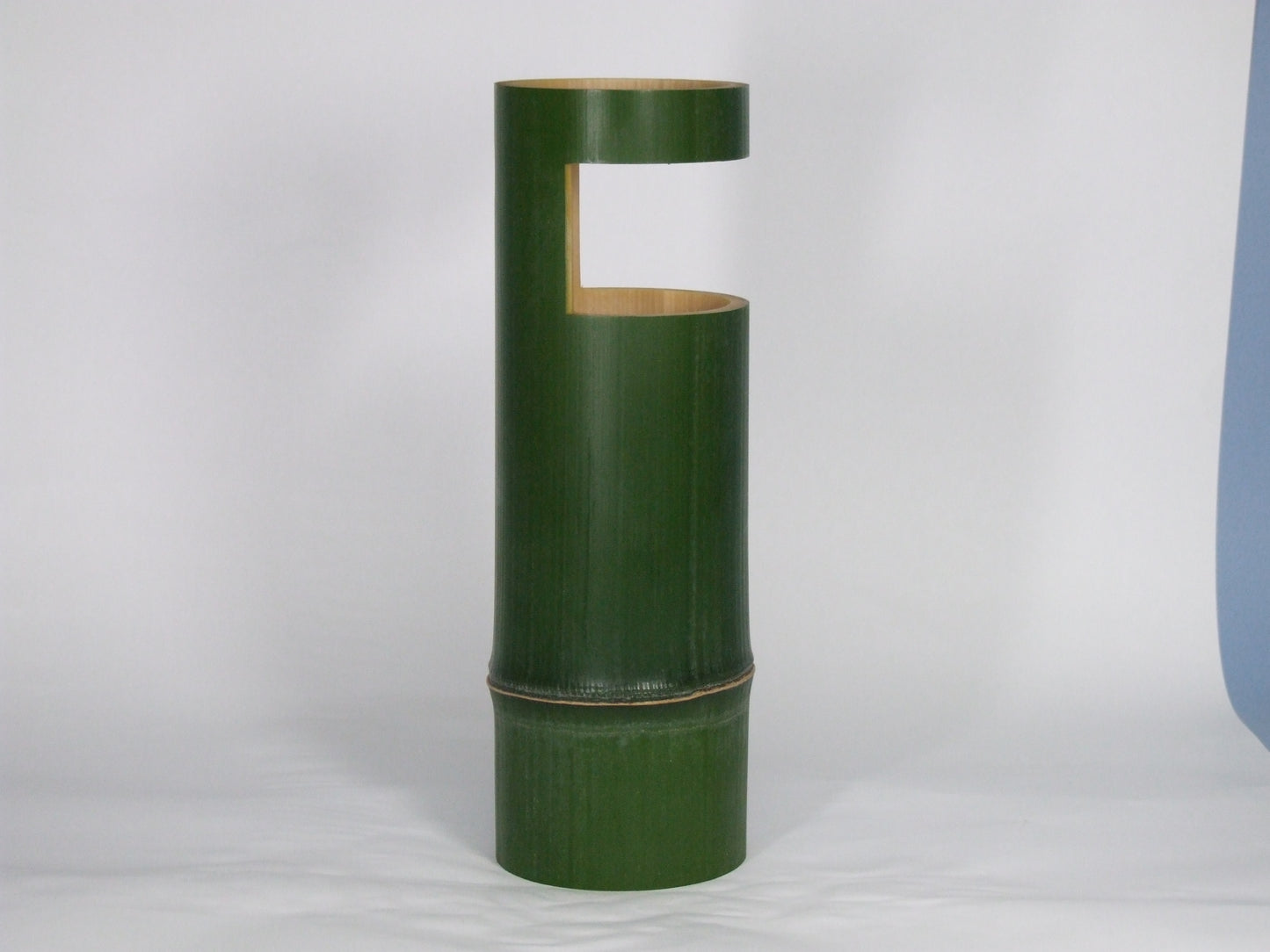 青竹 一重切花入