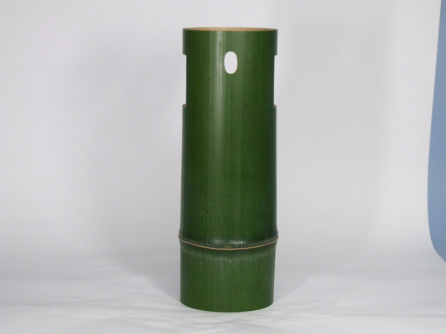 青竹 一重切花入