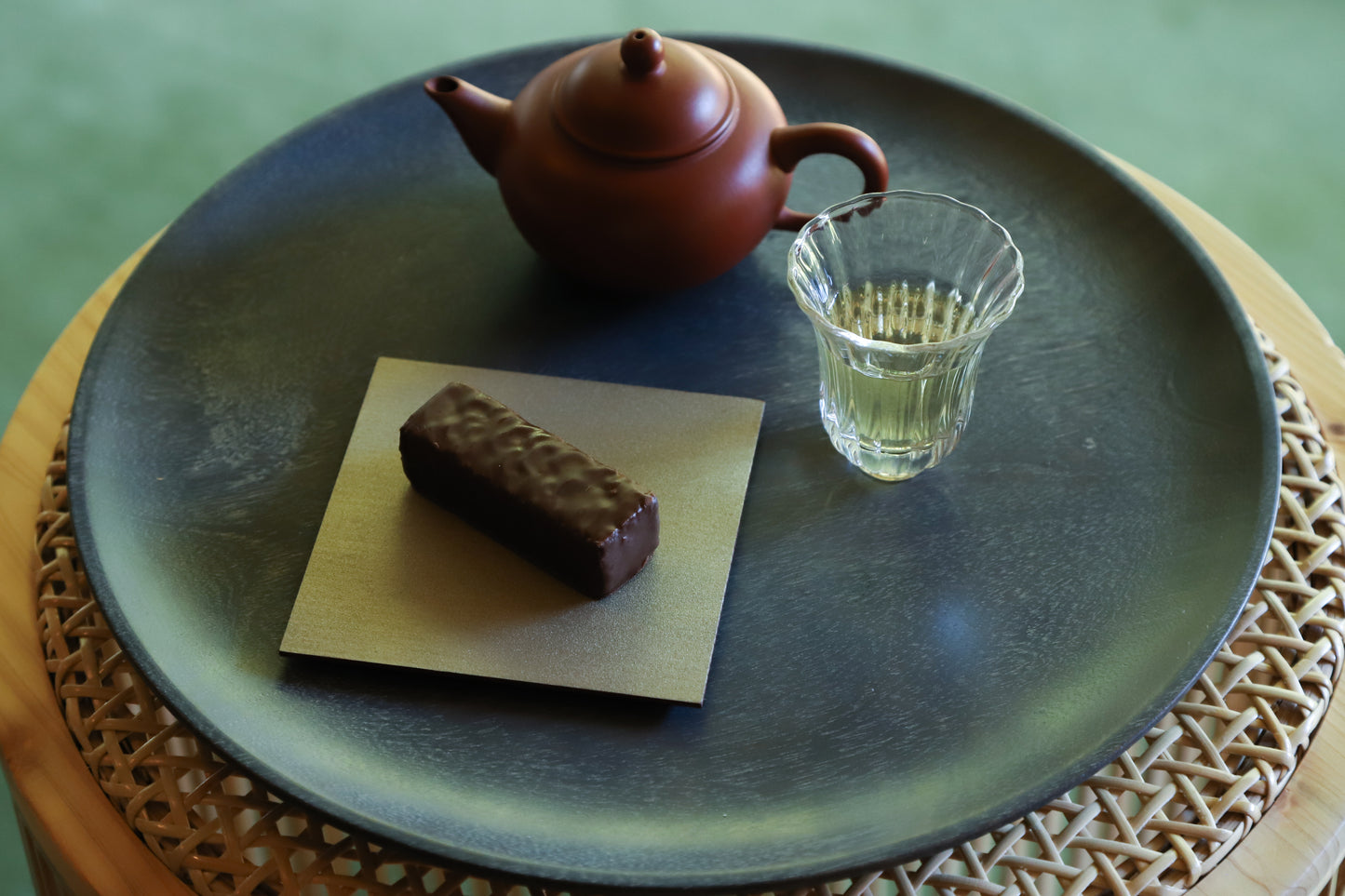 一閑張　小皿　白・黒