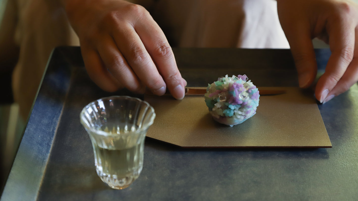 一閑張　銘々皿　白・黒