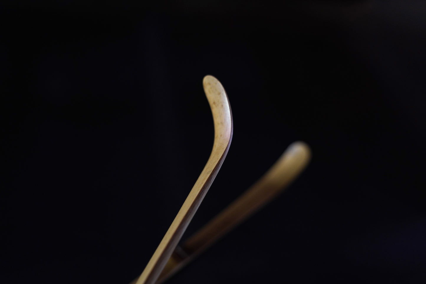 茶杓　並　白竹／ゴマ竹／シミ竹／本煤竹