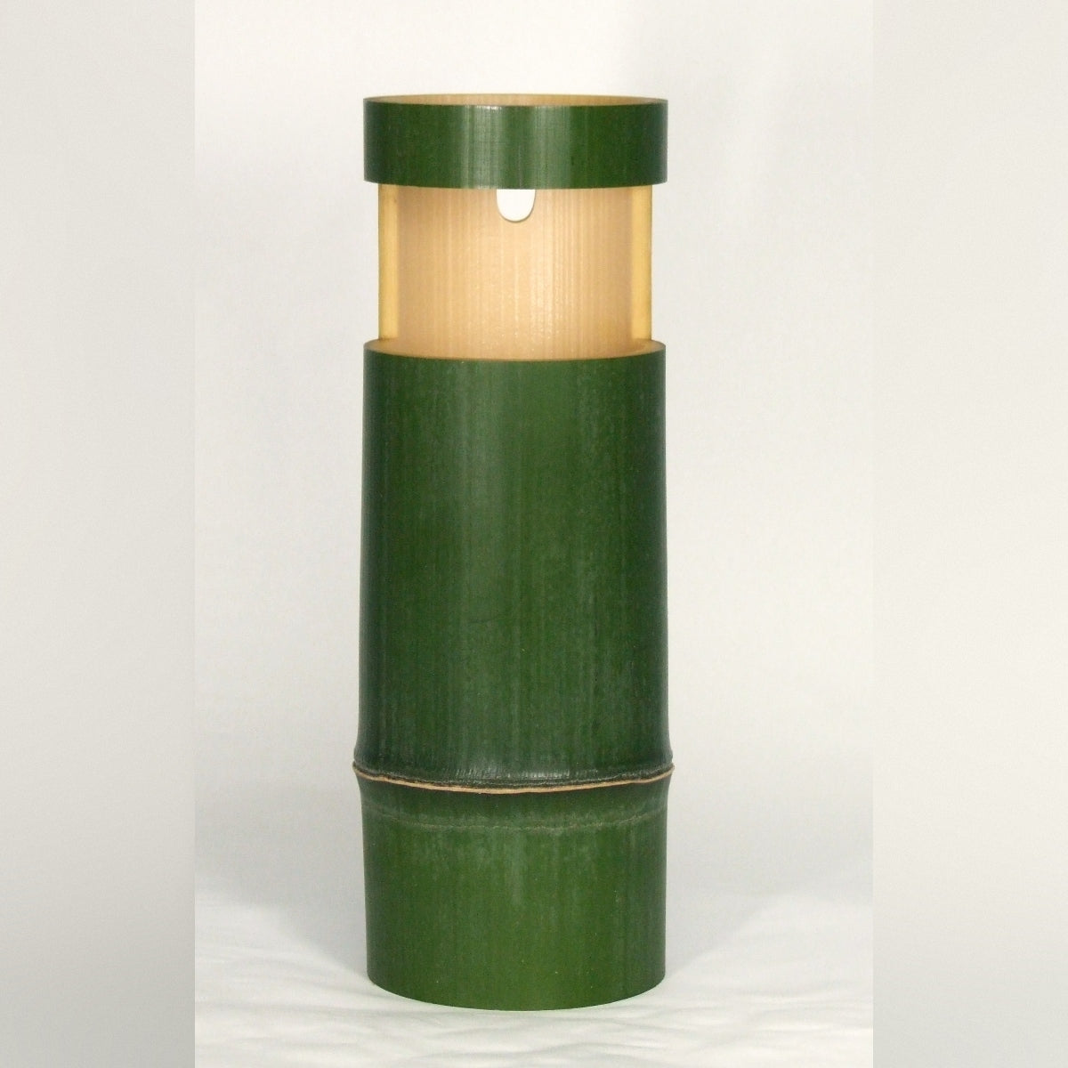 青竹 一重切花入